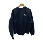 NIKE◆×STUSSY/Wash Crew Fleece Black/スウェット/M/コットン/BLK/DO5310-010