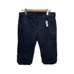 MONCLER◆クロップドパンツ/L/ポリエステル/BLK/B20971340195 53064