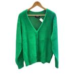 ショッピングstussy STUSSY◆Shaggy Cardigan/カーディガン(厚手)/M/ナイロン/GRN/117094