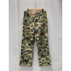 ショッピングハンター SAFTBAK◆70s/ダックハンターカモ/ハンティングパンツ/ボトム/GRN/総柄