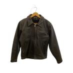 ショッピングschott Schott◆襟付き／レザートラッカージャケット/シングルライダースジャケット/38/ブラック/643