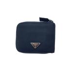 ショッピングPRADA PRADA◆2つ折り財布/ナイロン/BLK/メンズ/MV363