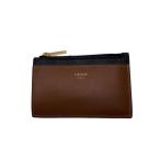 CELINE◆カードケース/レザー/BRW/モノグラム/レディース