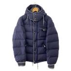 MONCLER◆ダウンジャケット/3/ウール/NVY/無地/122-091-41375-00//