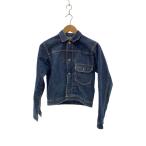 ショッピングEVISU EVISU◆水牛タグ/初期/デニムジャケット/ジャン/34/コットン/IDG/無地