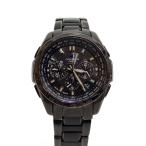 CASIO◆ソーラー腕時計/アナログ/--/BLK/SLV/OCW-T600