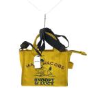 ショッピングJACOBS MARC JACOBS◆PEANUTS SNOOPY/トートバッグ/キャンバス/YLW/H025M06FA21 700