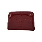 LOUIS VUITTON◆ジッピー・コインパース_モノグラム・ヴェルニ/エナメル/RED/レディース