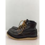 RED WING◆レースアップブーツ/28cm/BLK/8130