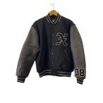 GOD SELECTION XXX◆スタジャン/M/ウール/BLK/GX-A24-JK-03