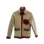 ショッピングカウチン HYSTERIC GLAMOUR◆カウチン/トマトバード/ニット・セーター(厚手)/FREE/シミ、ホツレ有/BEG/2ND-1540