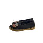 KENZO* эспадрильи /37/BLK/ парусина 