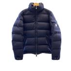 ショッピングmoncler MONCLER◆MONTGENEVRE GIUBBOTTO/ダウンジャケット/2/ウール/NVY/無地/