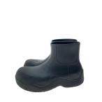 BOTTEGA VENETA◆パドルレインブーツ/箱/巾着有/43/GRY/PVC//