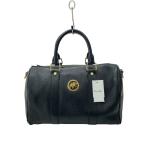 HUNTING WORLD* Mini сумка "Boston bag" / серый n кожа / повреждение иметь /BLK