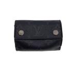 LOUIS VUITTON◆ディスカバリー・コンパクトウォレット_モノグラム・エクリプス/PVC/BLK/メンズ