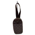 LOUIS VUITTON* небольшая сумочка * gun ju_ монограмма * парусина / кожа //