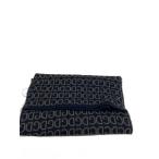 DOLCE&GABBANA◆マフラー/ウール/BLK/総柄/メンズ