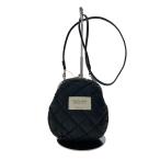 ショッピングがま口 beautiful people◆ショルダーバッグ/--/BLK/がま口バック