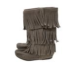 ショッピングMINNETONKA MINNETONKA◆ブーツ/--/GRY