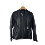 FREAK’S STORE◆シングルライダースジャケット/L/山羊革/BLK/163-1507//