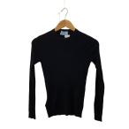ショッピングPRADA PRADA◆クルーネックリブニット/36/レーヨン/ブラック/DNA964 S221 1ZT9