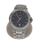 GUCCI◆クォーツ腕時計/アナログ/ステンレス/BLK/SLV/9040M