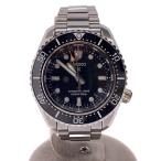 SEIKO◆自動巻腕時計/アナログ/ステンレス/BLK/SLV/SBEJ011