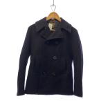 BEAMS*FIDELITY/USA производства / бушлат /M/ шерсть /BLK/ одноцветный /11-19-0490-369