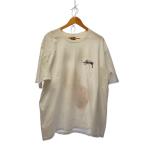 ショッピングstussy STUSSY◆Tシャツ/XL/コットン/WHT/プリント