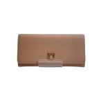 FURLA◆長財布/--/PNK/無地/レディース