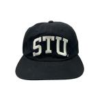 ショッピングstussy STUSSY◆キャップ/--/コットン/BLK/無地/メンズ/1311066