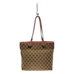 ショッピングＧＧキャンバス GUCCI◆トートバッグ_GGキャンバス/キャンバス/BEG/総柄