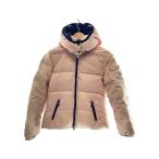 ショッピングmoncler MONCLER◆ダウンジャケット/ナイロン/PNK/無地/色ヤケ有/状態考慮