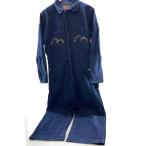 ショッピングEVISU EVISU◆オールインワン/38/デニム/IDG/バックポケットカモメ/EVIS赤タブ