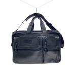 TUMI◆ショルダーバッグ/レザー/BLK/�