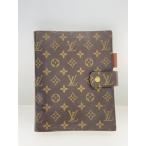 ショッピングLOUIS LOUIS VUITTON◆アジェンダGM_モノグラム_BRW/PVC/BRW/モノグラム/メンズ