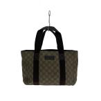 ショッピングgucci GUCCI◆トートバッグ/PVC/BRW/総柄/GGプラス