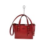 COACH◆ショルダーバッグ/レザー/RED/CV966