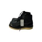 ショッピングred RED WING◆レースアップブーツ/US7/BLK/レザー/8130