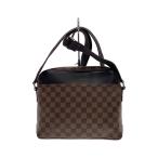 LOUIS VUITTON◆ジェイク・メッセンジャーPM_ダミエ・エベヌ_BRW/PVC/BRW/N41568