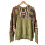 ショッピングsupreme Supreme◆ニット・セーター(厚手)/M/コットン/KHK/総柄