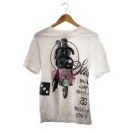STUSSY◆Tシャツ/S/コットン/WHT
