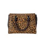 ショッピングレオパード Salvatore Ferragamo◆バッグ/--/BRW/レオパード/EE-21 F317