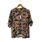 JieDa◆半袖シャツ/2/--/BLK/総柄/Jie-21S-SH06-A