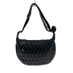 Schott◆ショルダーバッグ/牛革/BLK/無地/3109022