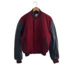 ショッピングschott Schott◆スタジャン/40/ウール/RED