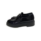 ショッピングPRADA PRADA◆トライアングルロゴ/ローファー/38/ブラック//