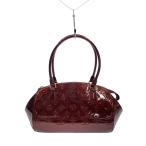 ショッピングヴェルニ LOUIS VUITTON◆シャーウッドPM_モノグラム・ヴェルニ/エナメル/RED