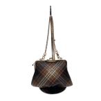 Vivienne Westwood◆ショルダーバッグ/PVC/BRW/チェック//